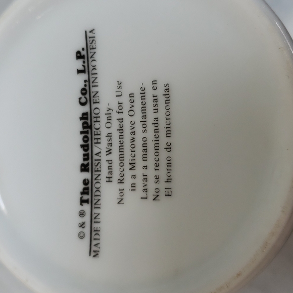 Rudolph Gold Rimmed Mug - Picture 5 of 5